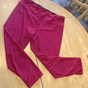 Capri leggings reversible